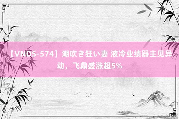 【VNDS-574】潮吹き狂い妻 液冷业绩器主见异动,飞鼎盛涨超5%