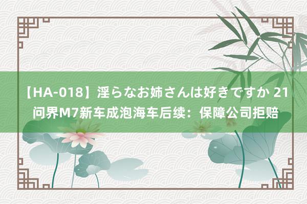 【HA-018】淫らなお姉さんは好きですか 21 问界M7新车成泡海车后续:保障公司拒赔